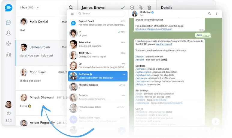 Telegram-Chat-Integration